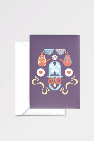A Mad Tea-Party: limited edition greeting card designed by Chiara Aliotta