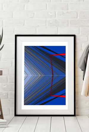 Departure limited edition print designed by Spiros Baras.